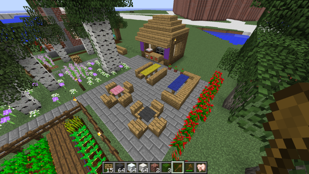 Minecraft - cafe